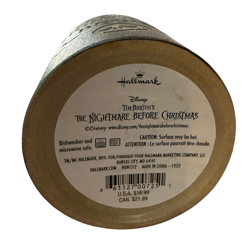 16oz Black Mug Nightmare Before Christmas Jack Skellington Inset Lettering‎ - Picture 7 of 11
